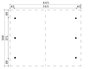 carport Henley XL ground plan