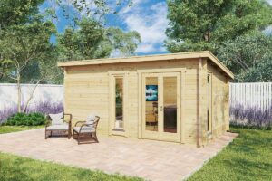 Caseta de madera para el jardín