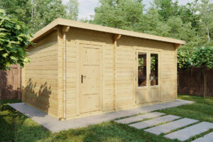 Caseta de jardín y trastero combinados Super Tom DS