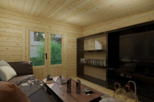 Caseta de jardín y trastero combinados Super Tom DS