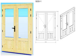 Caseta de jardín y trastero combinados Super Tom DS