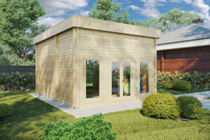 Caseta de jardín Golf 2 6 x 4 m 70 mm