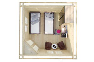 Caseta de verano Fargo A 12m 2 3,5x3,5m 44mm