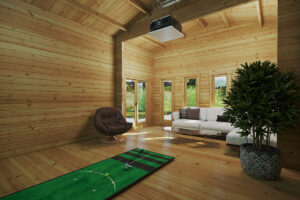 Caseta para Simulador de Golf 3 6x4m 70mm