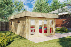 Casa de madera con un dormitorio Stefan 3