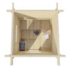 Sauna de exterior Simply Sauna 2 / 2x2m / 70mm