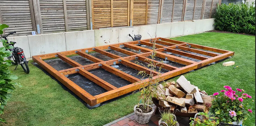 Kit de estructura base para casetas de jardín
