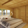 Log Cabin with Two Bedrooms Holiday S1 / 70 mm / 12 x 6 m / 70m2