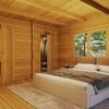 Log Cabin with Two Bedrooms Holiday S1 / 70 mm / 12 x 6 m / 70m2