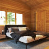 Log Cabin with Two Bedrooms Holiday S2 / 70 mm / 12 x 6 m / 70m2