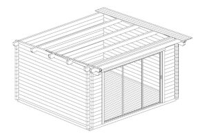 Modern Small Garden Room "Trinity" | G0377