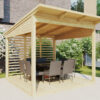 Pergola de madera 3 x 3 m