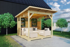 Pérgola de Madera A Plus / 3 x 3 m