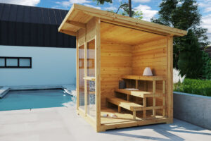 Small Garden Sauna Cabin