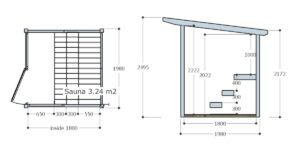 Small Garden Sauna Cabin