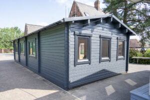 Large Log Cabin - Classroom - Conference Room 60m2 | 70mm | 5×12 m