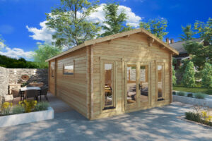 Casa de madera "Stefan 6" 33m² | 70mm | 8x4m