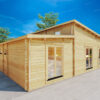 Two Bedroom Log Cabin Summer House Toledo | 70 MM | 10 X 10 M | 75 m²
