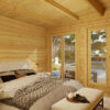 Two Bedroom Log Cabin Summer House Toledo | 70 MM | 10 X 10 M | 75 m²