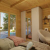 Two Bedroom Log Cabin Summer House Toledo | 70 MM | 10 X 10 M | 75 m²