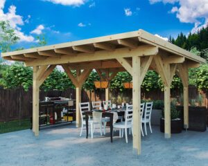 Pérgola de Madera Dora Dora / 5 X 4 M
