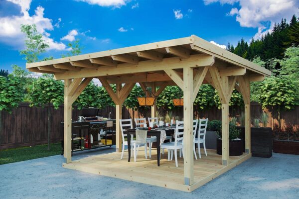 Pérgola de Madera Dora Dora / 5 X 4 M