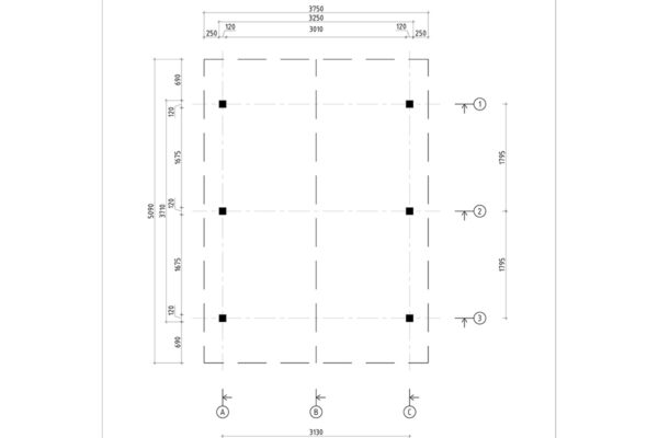 Pérgola de Madera Dora Dora / 5 X 4 M