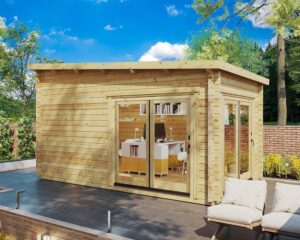 Garden Log Cabin Roland 1 / 3 x 5 m / 14 m² / 70 mm