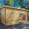 Garden Log Cabin Roland 1 / 3 x 5 m / 14 m² / 70 mm