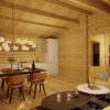 Three-Bedroom Log Cabin Holiday C Max – 75 m² | 7 x 16 m | 70 mm