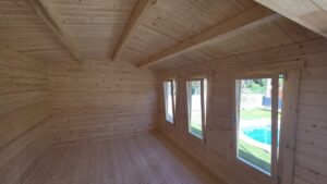 Caseta de Jardin Eva E con Porche en Barcelona