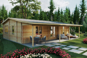 Cabaña de 65 m² con 2 dormitorios 2