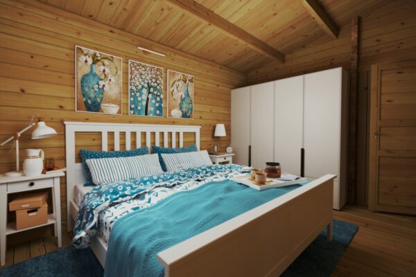 Cabaña de 65 m² con 2 dormitorios dormitorio 2