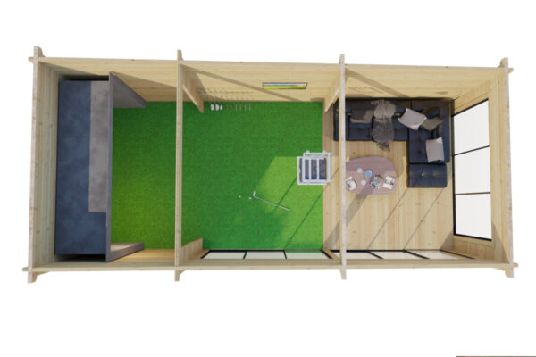 Caseta de Jardin Ibiza 4 x 9 m Top Golf