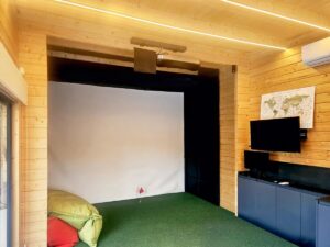 Caseta para simulador de golf IBIZA en Madrid