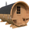 Barrel sauna L with terrace | Fasssauna mit Vorraum L