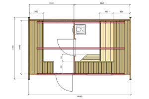 Garden sauna cabin "Everest Mini" | TG023