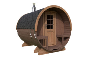 Small Barrel Sauna