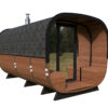 Large modern barrel sauna "Deluxe" | TG008