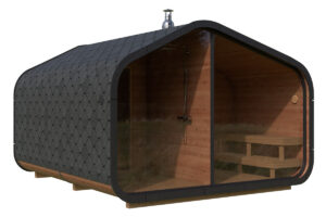 Modern outdoor sauna "Mont Blanc" | TG024