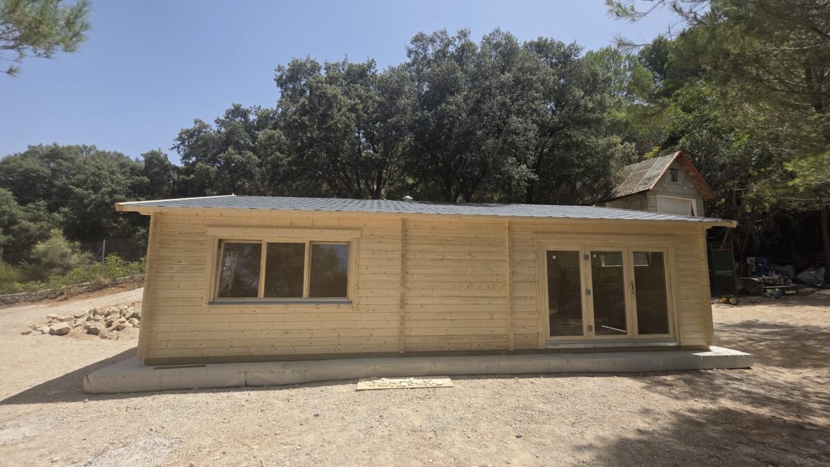 Two-Bedroom Bespoke Log Cabin Built in Jaén in Just Four Days
