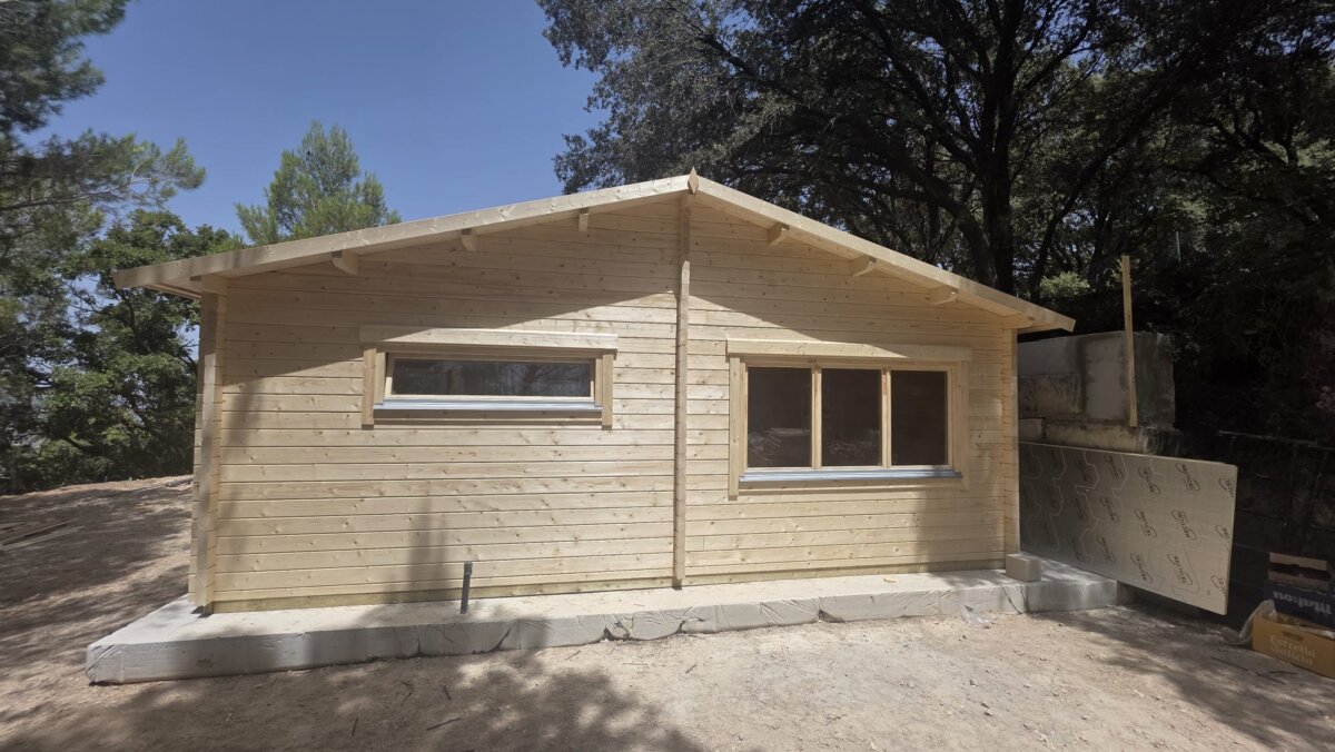 Two-Bedroom Bespoke Log Cabin Built in Jaén in Just Four Days