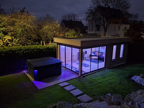 Caseta de Jardín “Aurora” 19m² | 44mm | 6x3m