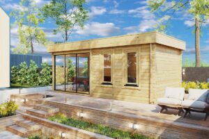 Contemporary Garden Room Aurora 19m² | 44mm | 6x3m