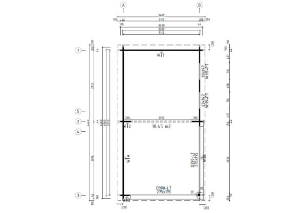 Contemporary Garden Room Aurora 19m² | 44mm | 6x3m