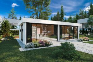 Large Modern Garden Room “Rebeka” Plus 29m² | 70mm | 8x4m