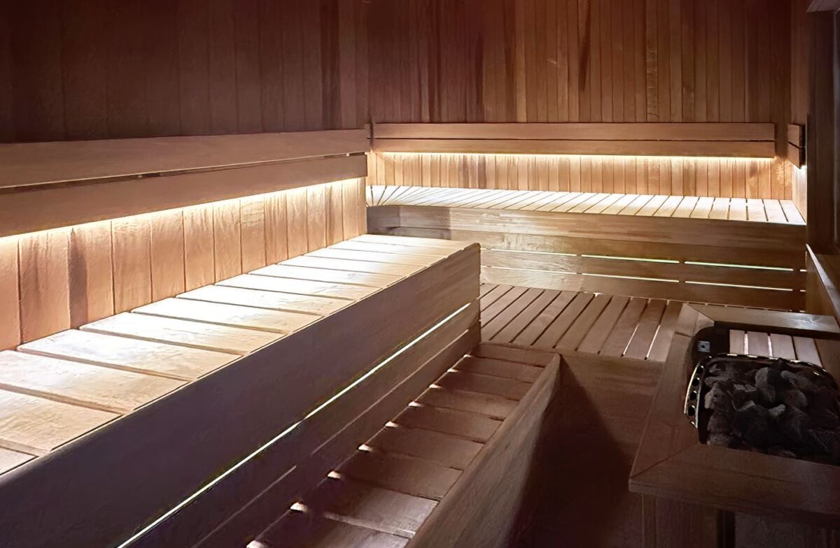 Sauna de Madera Termotratada Construida en Marbella: