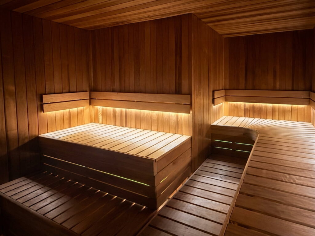 Interior-de-sauna-finlandesa-con-iluminación -LED