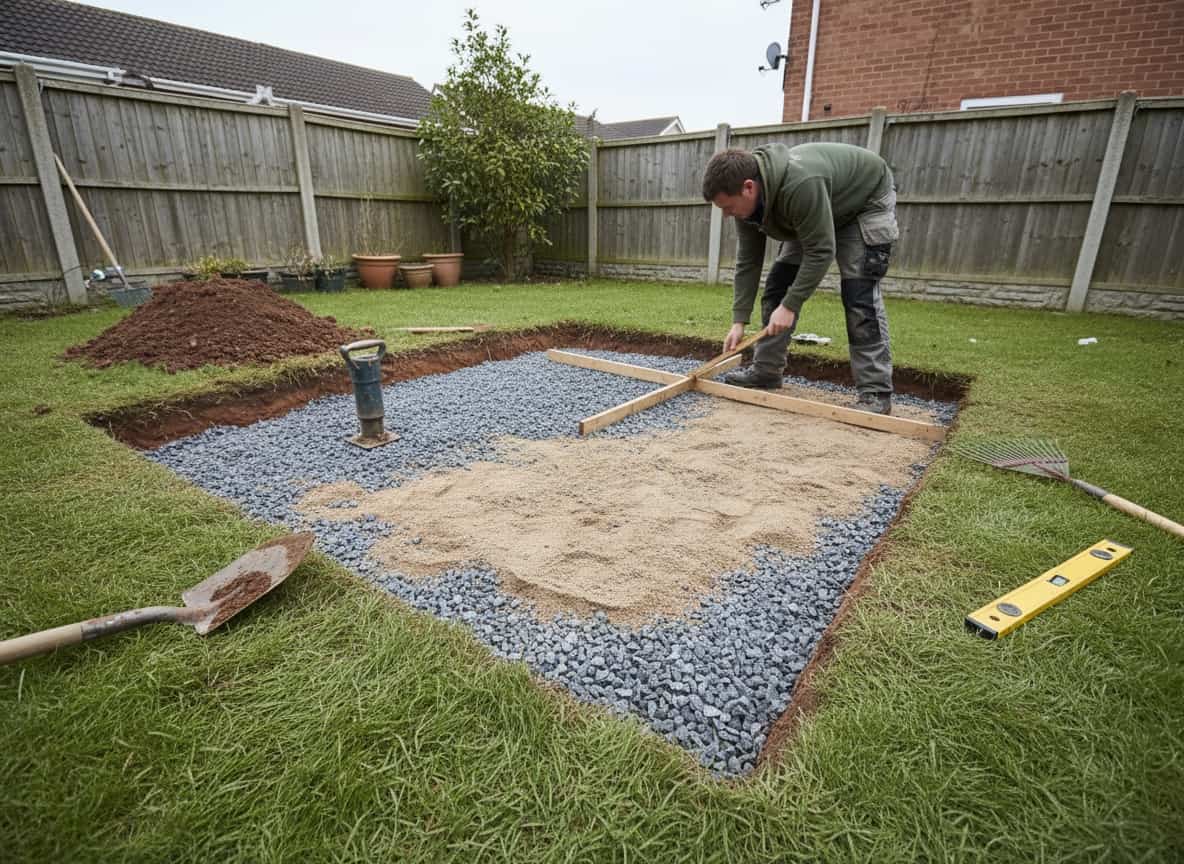 Shed Base Preparation