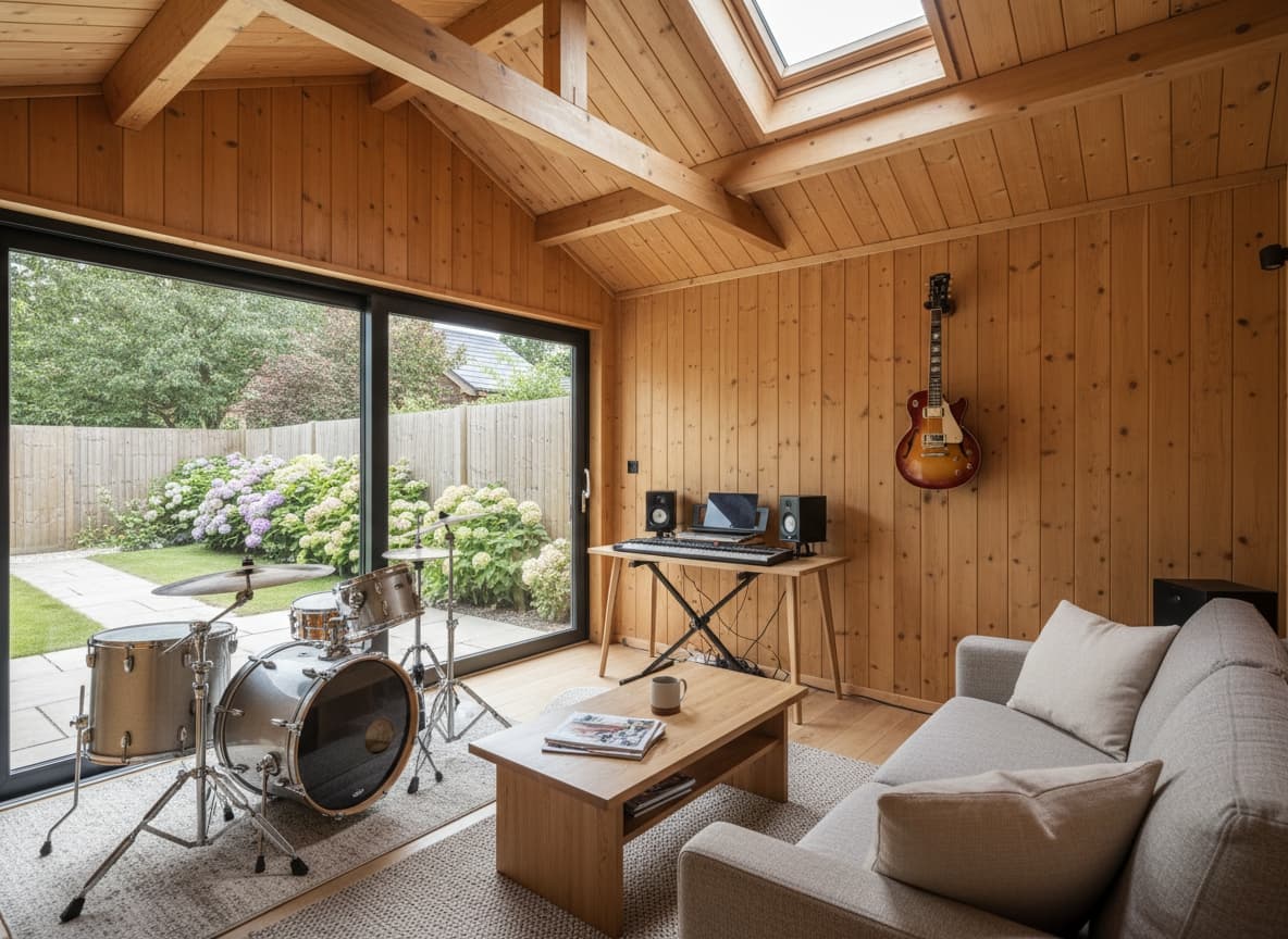 Timber Music Studio Interior